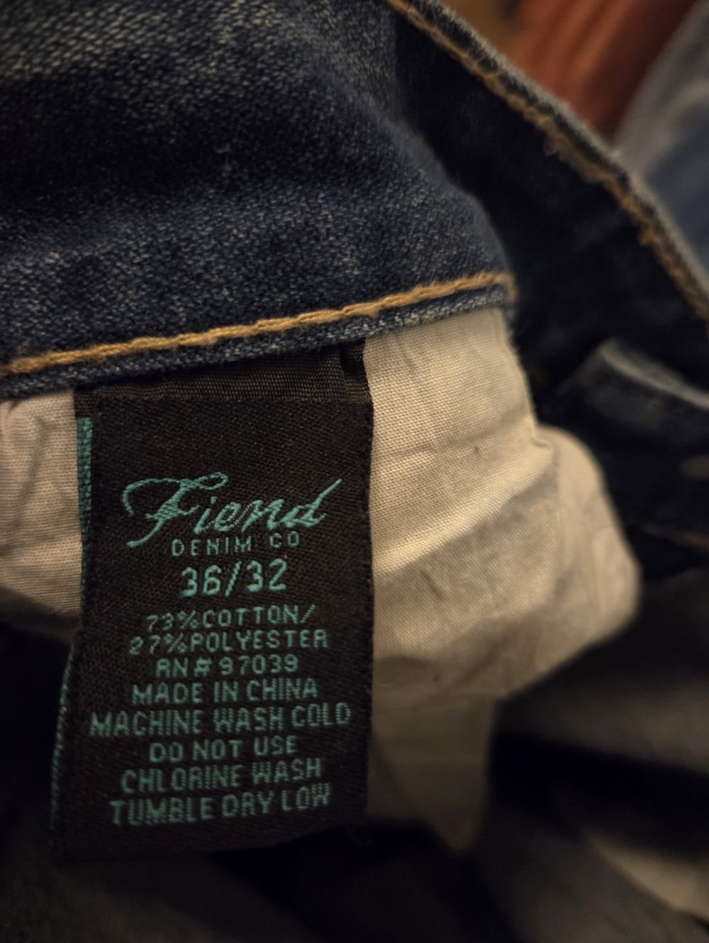 Fiend Denim Co. Jeans - Dark Blue